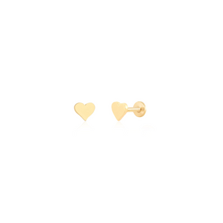 GOLD HEART | FLAT BACK