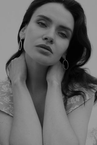 OVELLE | DROP EARRING SILVER