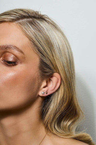 MINI SOLID GOLD HEARTS | STUDS