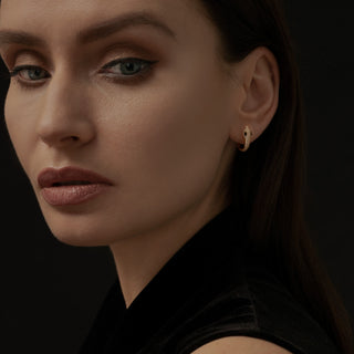 Serpent //  Huggie Earring from One Dame Lane Jewellery