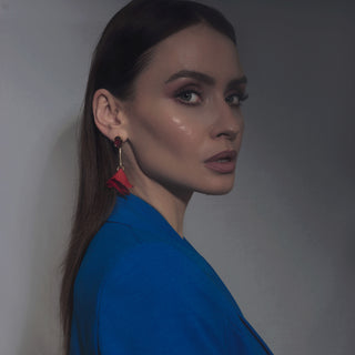 SCARLET STEM | EARRING