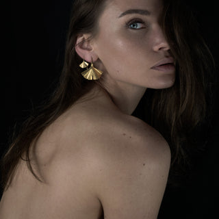 GINKGO | DROP EARRINGS [x small]