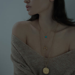 TURQUOISE HOWLITE | NECKLACE