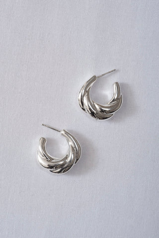 IVY | HOOP EARRING SILVER