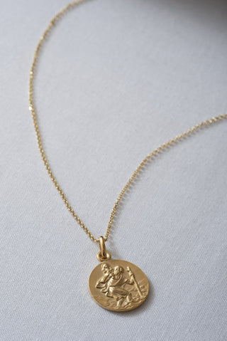 CHARM + PAPERCLIP + ST. CHRISTOPHER NECKLACE | SET