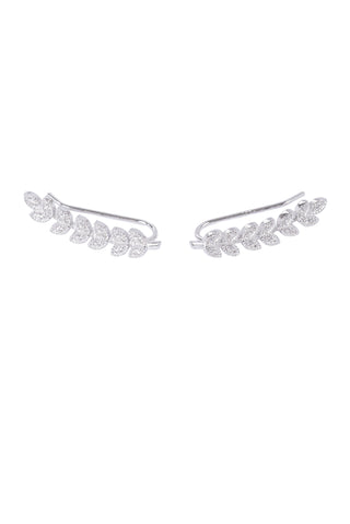 LAUREL | EAR CLIMBER SILVER